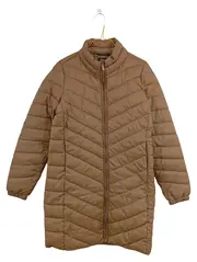 Vorschaubild 1 von Steppmantel Damen Braun Gr. 36 Casual Mantel Langarm