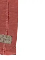 Vorschaubild 4 von Herren Henley T-Shirt Gr. 52/XL Rot Baumwolle Casual