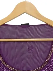 Vorschaubild 4 von Selection Damen Top Pailletten Lila Gr. 38 M Glamourös