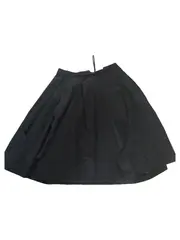 Vorschaubild 4 von Damen Faltenrock Business Elegant Midirock Schwarz Gr. 36