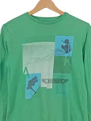 Vorschaubild 2 von Langarmshirt Kinder Gr. 146 Grün Skater Print Baumwolle