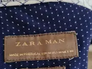 Vorschaubild 4 von Man Herren Business Hemd Slim Fit Gr. M Blau Punkte Langarm