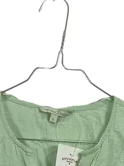 Vorschaubild 4 von Denim Damen Bluse Langarm Gr. XS Grün Baumwolle Casual