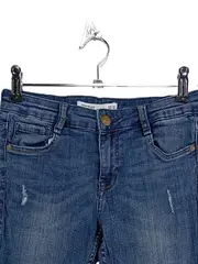 Vorschaubild 2 von Trafaluc Destroyed Jeans Damen Gr. 36 Blau Skinny Denim