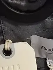 Vorschaubild 3 von Pepe Jeans Damen Kunstleder Bikerjacke Grau Gr. M 38 Freizeit Urban