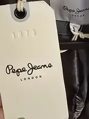 Vorschaubild 4 von Pepe Jeans Damen Kunstleder Bikerjacke Grau Gr. M 38 Freizeit Urban