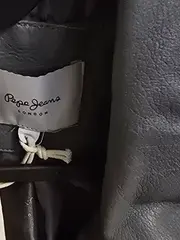 Vorschaubild 5 von Pepe Jeans Damen Kunstleder Bikerjacke Grau Gr. M 38 Freizeit Urban