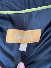 Vorschaubild 4 von Damen Blazer Gr. 40 Schwarz Gelb Animal-Print Strasssteine