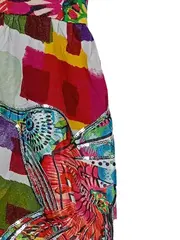 Vorschaubild 2 von Mädchen Sommerkleid Minikleid Pailletten Abstrakt Bunt Gr. 104