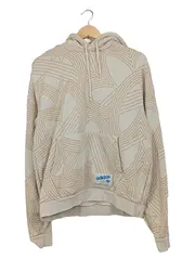 Vorschaubild 1 von Originals Hoodie Herren Gr. L Beige Abstrakt Muster Kapuzenpullover