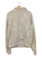 Vorschaubild 2 von Originals Hoodie Herren Gr. L Beige Abstrakt Muster Kapuzenpullover