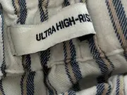 Vorschaubild 5 von Damen Shorts Ultra High-Rise Gestreift Blau Weiß M
