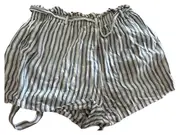 Vorschaubild 2 von Damen Shorts Ultra High-Rise Gestreift Blau Weiß M