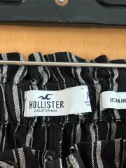 Vorschaubild 5 von Damen Shorts Ultra High-Rise M gestreift schwarz Viskose