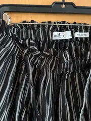 Vorschaubild 3 von Damen Shorts Ultra High-Rise M gestreift schwarz Viskose