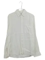 Vorschaubild 1 von Herren Leinenhemd Langarm Weiß Regular Fit Gr. XS