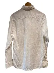 Vorschaubild 3 von Herren Leinenhemd Langarm Weiß Regular Fit Gr. XS