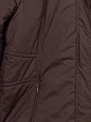 Vorschaubild 4 von Steppjacke Damen Braun Gr. 42 XL Casual Alltag Reißverschluss