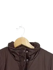 Vorschaubild 2 von Steppjacke Damen Braun Gr. 42 XL Casual Alltag Reißverschluss