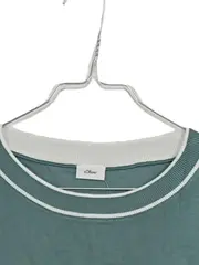 Vorschaubild 2 von Langarmshirt Damen Gr. 42/XL Grün Pullover Casual Baumwolle