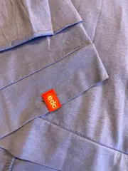 Vorschaubild 7 von Damen Top ärmellos Rüschen Blau Gr. XS 34 Baumwolle