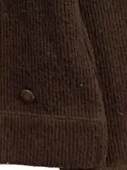 Vorschaubild 3 von Damen Pullover Strickpullover Gr. 40 L Braun Zierknöpfe Rippstrick