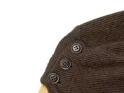 Vorschaubild 2 von Damen Pullover Strickpullover Gr. 40 L Braun Zierknöpfe Rippstrick