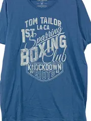 Vorschaubild 4 von Herren T-Shirt Boxing Club Blau Gr. M Regular Fit