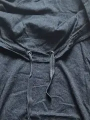 Vorschaubild 4 von Damen T-Shirt Kapuze Gr. S grau meliert Baumwolle