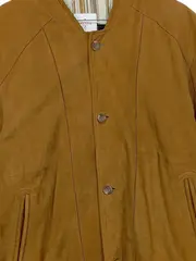 Vorschaubild 2 von Herren Lederjacke Wildleder Braun Gr. 52/XL Veloursleder