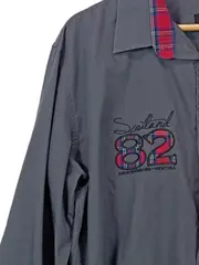 Vorschaubild 3 von Herren Freizeithemd West Hill Langarm Kariert Grau Gr. 52;XL