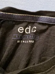 Vorschaubild 4 von Herren T-Shirt Gr. S Schwarz Logo-Print Baumwolle