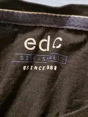 Vorschaubild 5 von Herren T-Shirt Gr. S Schwarz Logo-Print Baumwolle