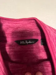 Vorschaubild 3 von Damen Fleecejacke Gr. 54/56 Pink Meliert Reißverschluss