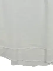 Vorschaubild 2 von Damen Bluse Gr. 44 Weiß Elegant V-Ausschnitt Langarm