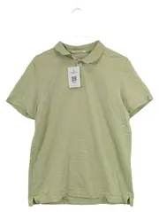 Vorschaubild 1 von Poloshirt Herren Shirt Gr. M Grün Baumwolle Casual Logo Basic