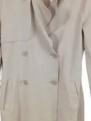 Vorschaubild 3 von Damen Trenchcoat Beige Gr. S Kurzmantel Jacke Klassisch