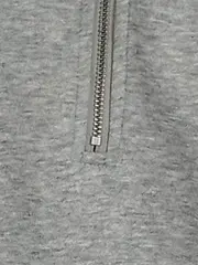 Vorschaubild 6 von Damen Pullover Sweatshirt Troyer Les Alpes Reißverschluss Grau Gr. 38