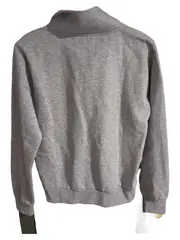 Vorschaubild 2 von Damen Pullover Sweatshirt Troyer Les Alpes Reißverschluss Grau Gr. 38