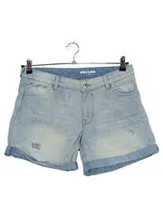 Vorschaubild 1 von Damen Jeans Shorts W28/36 Blau Destroyed Look Baumwolle