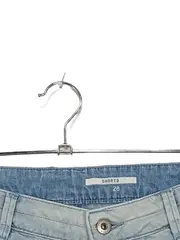 Vorschaubild 3 von Damen Jeans Shorts W28/36 Blau Destroyed Look Baumwolle