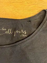 Vorschaubild 2 von Damen T-Shirt Gr. 38/M Schwarz Basic Kurzarm Baumwolle