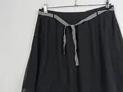 Vorschaubild 3 von Damen Minirock Gr. 40/L Schwarz mit Bindegürtel Casual