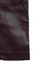 Vorschaubild 3 von Damen Kunstlederhose Braun XS Skinny Lederoptik Hose