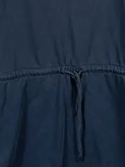 Vorschaubild 3 von Damen Sweatkleid Schalkragen Gr. M Blau Baumwolle Casual