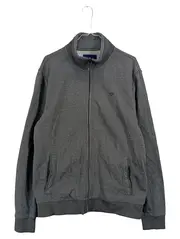Vorschaubild 1 von Herren Sweatjacke Gr. XL Grau Meliert Baumwolle Zip