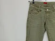 Vorschaubild 2 von Damen Jeans Straight Leg Oliv W30 L35 Baumwolle Casual