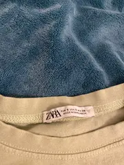 Vorschaubild 3 von Damen Crop T-Shirt Kurzarm Gr. S/36 Grün Basic Baumwolle