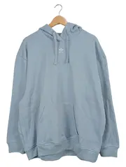 Vorschaubild 1 von Hoodie Herren Kapuzenpullover Gr. M Blau Trefoil Logo Sweater Sportlich