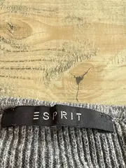 Vorschaubild 6 von Damen Pullover Gr. M 38 Grau Hemdeinsatz Lagenlook Kaschmir Mix Strick